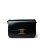 Celine Triomph Black Shiny Calfskin Medium Bag - Image 2