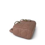 Lady D-Joy Rose des Vents Lambskin Cannage Micro - Image 13