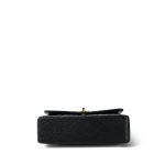 Black Caviar Quilted Small Classic Flap Gold HW - Image 9