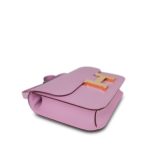 Constance 24 Mauve Sylvestre Epsom Gold Plated U Stamp - Image 7