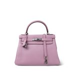 Kelly Retourne 28 Mauve Sylvestre Clemence Palladium Plated U Stamp