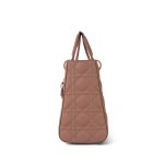 Pink Ultramatte Cannage Calfskin Lady Dior Medium - Image 6