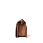 21K Caramel Caviar Quilted Small Boy Bag Light Gold Hardware - Image 3