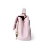 22P Light Pink Caviar Quilted Business Affinity Small Flap Light Gold Hardware - Image 5