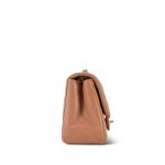 Caramel Lambskin Quilted Square Flap Mini Light Gold Hardware - Image 2