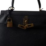 Kelly Sellier 25 Black Epsom Gold Plated Y Stamp - Image 9