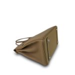 Birkin 25 Beige Marfa Veau Togo Palladium Plated W Stamp - Image 8
