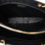 Grand Shopping Tote Black Caviar Quilted Gold Hardware - Image 7