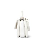 24C White Lambskin Quilted Lacquered Trendy CC Mini Light Gold Hardware - Image 13