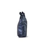 22A Metallic Navy Calfskin Quilted 22 Medium Hobo Bag - Image 12