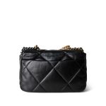 23S Black Lambskin Quilted 19 Flap Small Mixed Hardware - Image 7