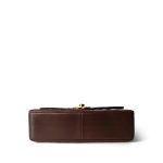 Brown Mademoiselle Lambskin Vertical Flap Jumbo Gold Hardware - Image 6