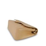 Beige Clair Caviar Quilted Jumbo Classic Flap Gold Hardware - Image 8