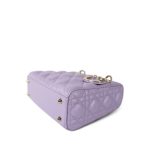 My ABC Lady Dior Lilac Cannage Lambskin Small - Image 13