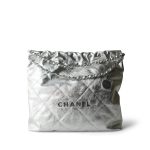 23P Silver Metallic 22 Hobo Bag Medium Aged Silver Hardware - Image 10