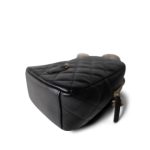 24C Black Caviar Quilted Classic CC Mini Backpack LGHW - Image 8