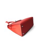 Kelly 28 Rose Texas Veau Epsom Leather Palladium Plated Y Stamp - Image 13