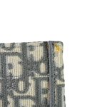Dior Ecru and Gray Dior Oblique Embroidery Book Tote Large - Image 7