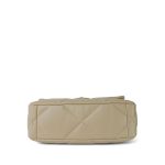 22S Light Beige Lambskin Quilted 19 Flap Small Mixed Hardware - Image 7