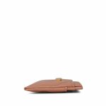 23P Beige/Dusty Pink Aged Calfskin Quilted Reissue Cardholder Aged Gold Hardware - Image 4