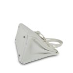Birkin 30 White Clemence Palladium Plated M Square Stamp - Image 17
