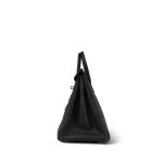 Birkin 25 Noir Veau Togo Palladium Plated A Stamp - Image 8