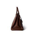 Birkin 35 Brown Ardennes Gold Plated [B] Stamp - Image 3