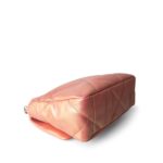 21P Iridescent Pink/Gold Lambskin Quilted 19 Flap Small Mixed Hardware - Image 10