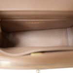 22B Beige Caviar Quilted Business Affinity Medium Flap Light Gold Hardware - Image 10
