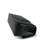 Black Lambskin Quilted Mini Rectangular Flap Light Gold Hardware - Image 8