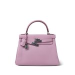 Kelly Retourne 28 Mauve Sylvestre Clemence Palladium Plated U Stamp - Image 12