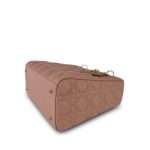 Pink Ultramatte Cannage Calfskin Lady Dior Medium - Image 2