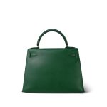 Kelly 28 Vert Bengale Courchevel Gold Plated T Circle Stamp - Image 10