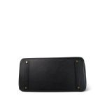 Birkin 40 Noir Clemence Gold Plated [B] Stamp - Image 15