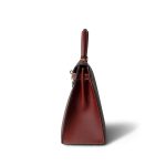 Kelly 28 Rouge H Chamonix White Stitching Gold Plated [E] Stamp - Image 6