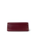 Kelly 28 Rouge H Box Calfskin Gold Plated O Circle Stamp - Image 15