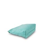 24C Turquoise Calfskin Quilted Mini 22 Bag Aged Gold Hardware - Image 13