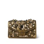 Bronze Métiers d'Art Gem-Encrusted Small Flap Bag