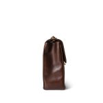 Brown Mademoiselle Lambskin Vertical Flap Jumbo Gold Hardware - Image 10