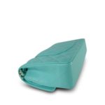 24C Tiffany Blue / Turquoise Caviar Quilted Classic Flap Medium Light Gold Hardware - Image 5
