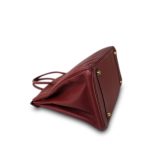 Birkin 35 Rouge H Buffle Skipper Gold Plated [F] Stamp - Image 7