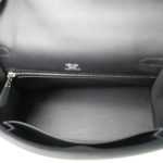 Kelly Sellier 25 Noir Écru Swift Toile Palladium Plated B Stamp - Image 15