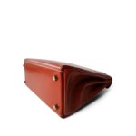 Kelly 28 Brique Box Calfskin Gold Plated (V) Stamp - Image 5