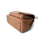 21P Caramel Beige Caviar Quilted Business Affinity Small Flap Light Gold Hardware - Image 4