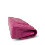 24A Pink/Fuchsia Caviar Quilted Classic Flap Medium Light Gold Hardware - Image 13