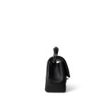 22A Black Lambskin Mini Top Handle Light Gold Hardware - Image 8