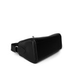 Kelly Messenger Bag PM Noir Evergrain Calfskin Palladium Plated B Stamp - Image 5