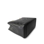 Black Caviar Quilted Grand Shopping Tote Gold Hardware - Image 18