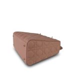 Pink Ultramatte Cannage Calfskin Lady Dior Medium - Image 5