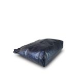 22A Metallic Navy Calfskin Quilted 22 Medium Hobo Bag - Image 8